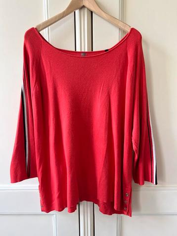 Bonita trui rood met bies, maat XL/42 beschikbaar voor biedingen
