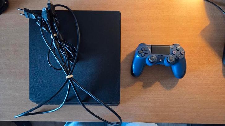 PS4 Slim 1TB, Spelcomputers en Games, Spelcomputers | Sony PlayStation 4, Slim, Met 1 controller, Ophalen of Verzenden