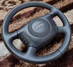 Audi a2 a3 a4 a6  en a8 multifunctioneel lederen stuur ZGAN, Ophalen of Verzenden, Nieuw, Audi