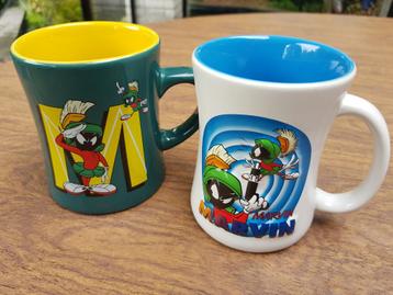 2x Marvin the Martian Grote! mokken 3D movie world six flags beschikbaar voor biedingen