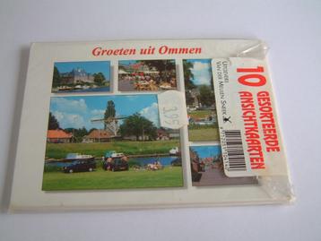 10 vintage ansichtkaarten nog nieuw in de verpakking OMMEN beschikbaar voor biedingen