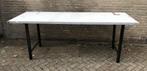 Werkbank, 241x86x90 cm en 176x86x90 cm, HPL werkblad, Ophalen, Gebruikt, 170 cm of meer