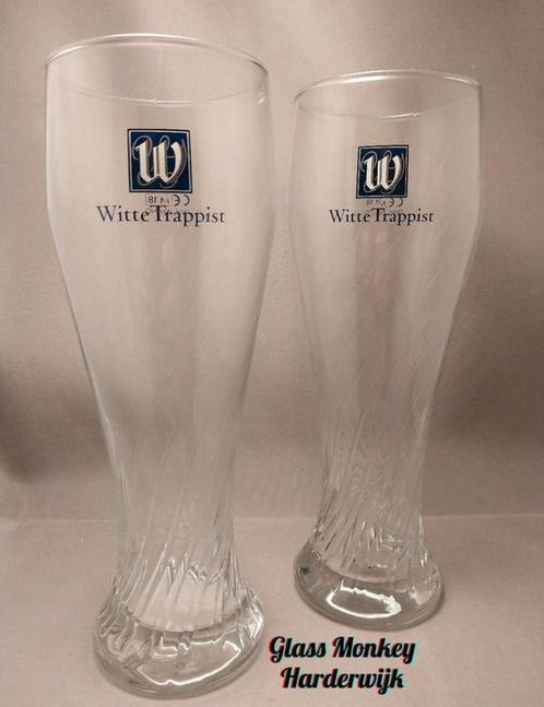 Witte Trappist bierglazen. 50cl ( La Trappe ), Verzamelen, Biermerken, Nieuw, Glas of Glazen, La Trappe, Ophalen of Verzenden