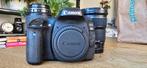Canon 80 D , met diverse lensen en accessoires, Ophalen of Verzenden, Zo goed als nieuw, Canon