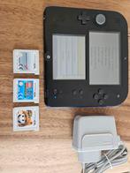 Nintendo 2DS + 3 games ( Mario ), 2DS, Ophalen of Verzenden, Zo goed als nieuw