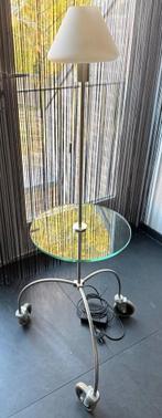 JAN DES BOUVRIE QUASAR DESIGN LAMP OP WIELEN, Huis en Inrichting, Ophalen, 100 tot 150 cm, Zo goed als nieuw, DESIGN