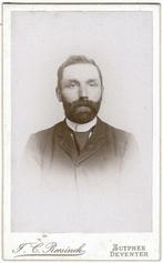 CDV - Portret Man Pak Baard - Foto Reesinck Zutphen Deventer, Gebruikt, Foto, Ophalen of Verzenden, Voor 1940