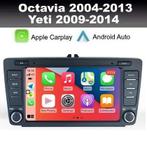 Skoda Yeti Octavia navigatie android 14 apple carplay dab+