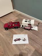 Schleich Pick-up met Paardentrailer 42346, Ophalen of Verzenden, Gebruikt