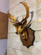 Vintage hertenhoofd uit de jaren 60 - (35 cm groot), Ophalen of Verzenden, Zo goed als nieuw