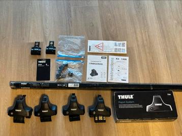 Thule 754 (4x voeten) + Thule 769 (2x squarbar)