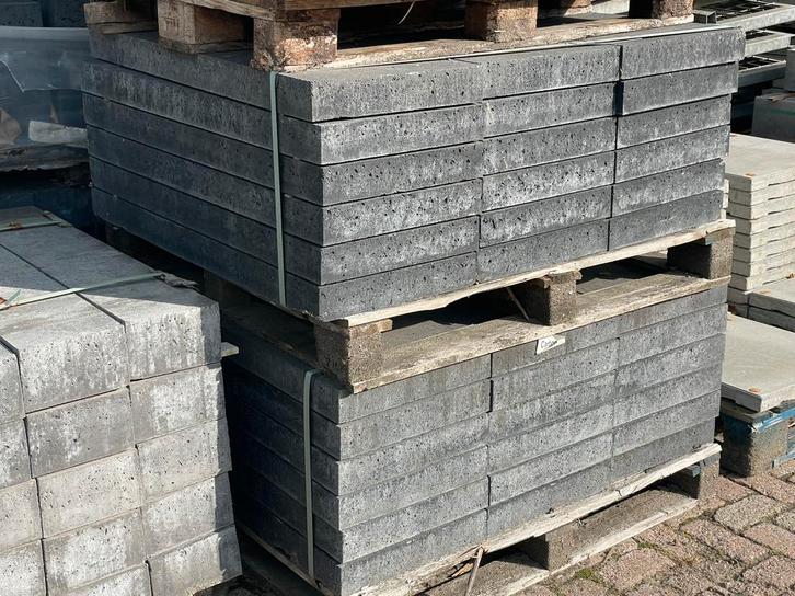 Oud Hollandse tegels 100x40x7cm Carbon RESTPARTIJ, Tuin en Terras, Tegels en Klinkers, Nieuw, Terrastegels, Beton, Ophalen