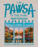 2 tickets PAWSA in the park - 16 AUG, Twee personen