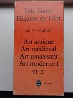 Elie Faure - Histoire de l árt en 5 volumes, Verzenden, Zo goed als nieuw