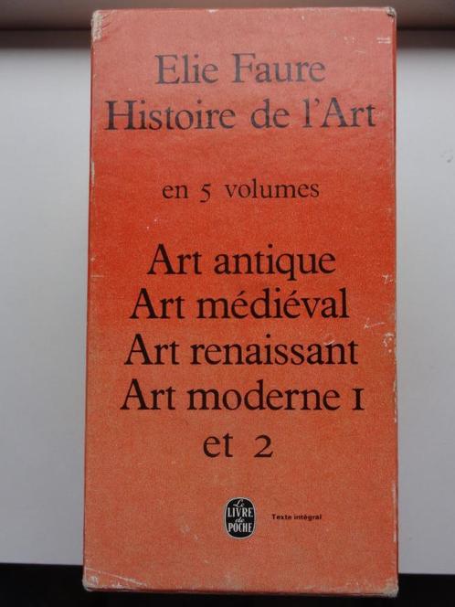 Elie Faure - Histoire de l árt en 5 volumes, Boeken, Taal | Frans, Zo goed als nieuw, Verzenden