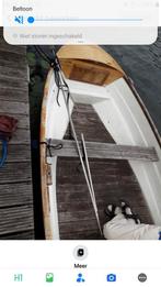 BOOT POLYESTER MET HARDHOUT, Ophalen, Gebruikt