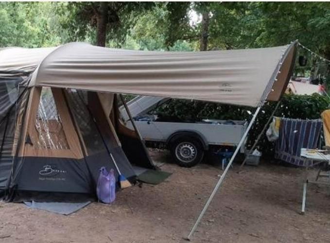 Bardani Lugano 300 luifel voor tunneltent, Caravans en Kamperen, Tentaccessoires, Gebruikt, Ophalen of Verzenden