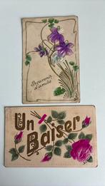 2 antieke kaarten. Ouderdomssporen., Ophalen of Verzenden, Voor 1920, Gelopen