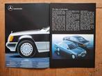 Mercedes-Benz 300 CE folder - 1987, Ophalen of Verzenden, Zo goed als nieuw, Mercedes