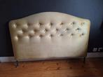Klassiek gouden hoofdbord, Ophalen, Gebruikt, Tweepersoons, 140 cm