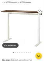 Ikea Mittzon verstelbaar bureau 140x60, Huis en Inrichting, Bureaus, Ophalen, Zo goed als nieuw