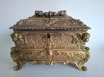 Antiek verguld sieradenkistje Frankrijk, Ophalen of Verzenden
