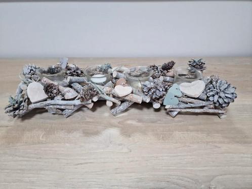 herft pastelkleuren voor waxinelichtjes decoratie, Huis en Inrichting, Woonaccessoires | Kransen, Zo goed als nieuw, Ophalen of Verzenden