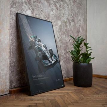 ✅ Lewis Hamilton 2019 World Champion Poster 500pcs Mercedes beschikbaar voor biedingen