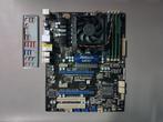 ASRock 870 Extreme3 + AMD Phenom II X6 1055T + 8gb 1333mhz, Refurbished, DDR3, Ophalen of Verzenden, Socket AM3
