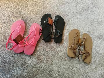Havaianas slippers LUNA maat 37/38 nieuw met kaartje  beschikbaar voor biedingen