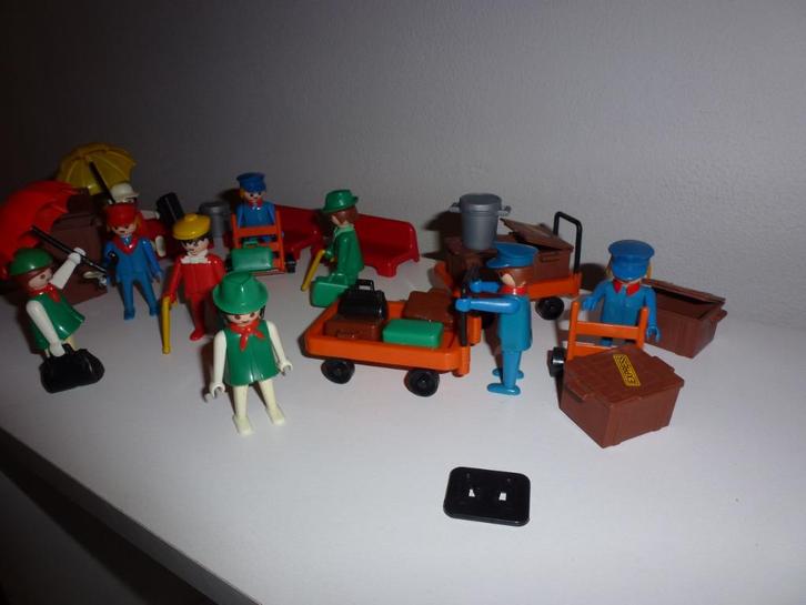 Playmobil Reizigers 3402 en 3323 vintage, Kinderen en Baby's, Speelgoed | Playmobil, Gebruikt, Complete set, Ophalen of Verzenden