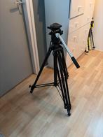 Manfrotto 055 statief - Gebruikt, Audio, Tv en Foto, Fotografie | Statieven en Balhoofden, Gebruikt, 175 cm of meer, Met balhoofd