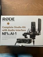 Rode microfoon studio set met Devine pro 5000 koptelefoon, Muziek en Instrumenten, Microfoons, Ophalen of Verzenden, Zo goed als nieuw