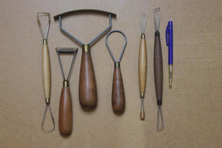 Gereedschap voor het Modelleren met klei., Antiek en Kunst, Antiek | Gereedschap en Instrumenten, Ophalen of Verzenden