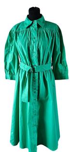 groene jurk van Miljuschka maat 42 (17424), Kleding | Dames, Jurken, Groen, Maat 42/44 (L), Ophalen of Verzenden, Zo goed als nieuw
