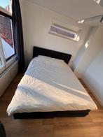 Bed in goede staat (1.60x2.00), Ophalen, Zwart, Tweepersoons, Zo goed als nieuw