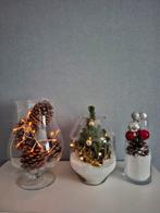 Vazen gevuld Kerstdecoratie NIEUW 3 verschillende., Diversen, Kerst, Ophalen, Nieuw