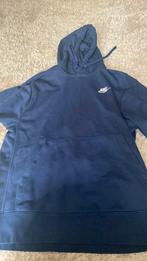 Nike club hoodie donkerblauw, Blauw, Nike, Ophalen of Verzenden, Zo goed als nieuw