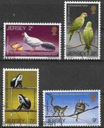 Jersey 1971 serie mi.49/52 NATUURBESCHERMING, Verzenden, Gestempeld