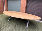 Mooie grote ovale eettafel, Huis en Inrichting, Tafels | Eettafels, Ophalen, Gebruikt, 100 tot 150 cm, 200 cm of meer