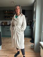 Linnen trenchcoat  mt 40, Maat 38/40 (M), Wit, Ophalen of Verzenden, Zo goed als nieuw