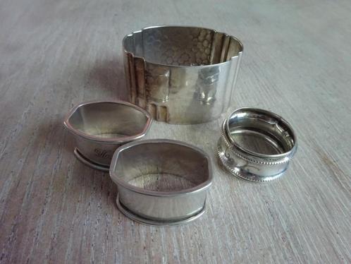 Gero servetring en zilveren vingerdoekjes ringen, Antiek en Kunst, Antiek | Goud en Zilver, Zilver, Ophalen of Verzenden