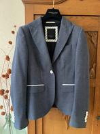 Blauw gewerkte blazer Cavallaro Napoli 36, Ophalen of Verzenden, Zo goed als nieuw, Maat 36 (S), Blauw