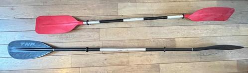 Twee peddels voor kano of kayak, Watersport en Boten, Peddels, Gebruikt, Dubbelbladige peddel, Ophalen