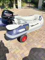 als nieuw vetus rubberboot met mercury 3.5 pk motor, Aluminium, Zo goed als nieuw, Benzine, Minder dan 70 pk