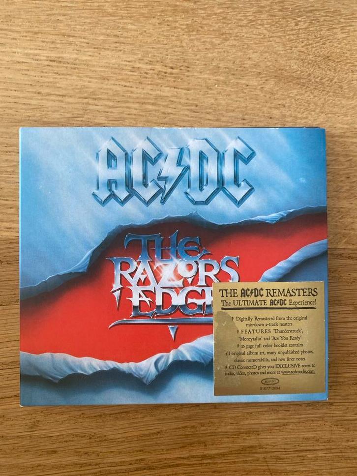 AC/DC - The Razors Edge (CD, Remastered), Cd's en Dvd's, Cd's | Hardrock en Metal, Zo goed als nieuw, Ophalen