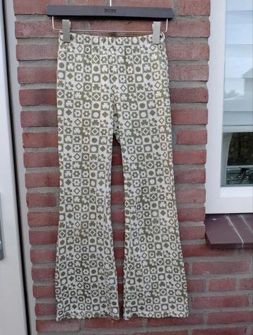 Stretch! Mooi printbroek van Shein met wijde pijpen, S beschikbaar voor biedingen