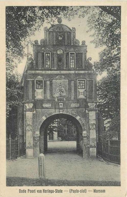 (377-422-013) Marssum Oude Poort Heringa State, Verzamelen, Ansichtkaarten | Nederland, Friesland, Verzenden