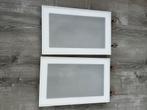 IKEA Besta 2x Melkglas deurtjes, Ophalen, Gebruikt, 50 tot 100 cm, Minder dan 100 cm