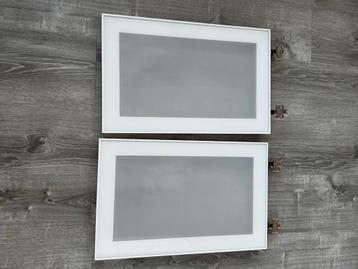 IKEA Besta 2x Melkglas deurtjes - afbeelding 1